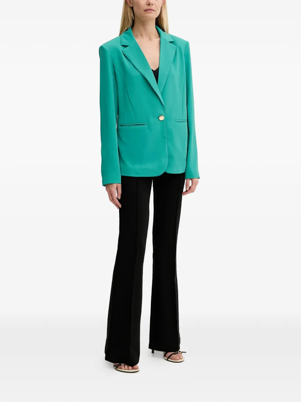  Fracomina Buttoned Blazer - Green 