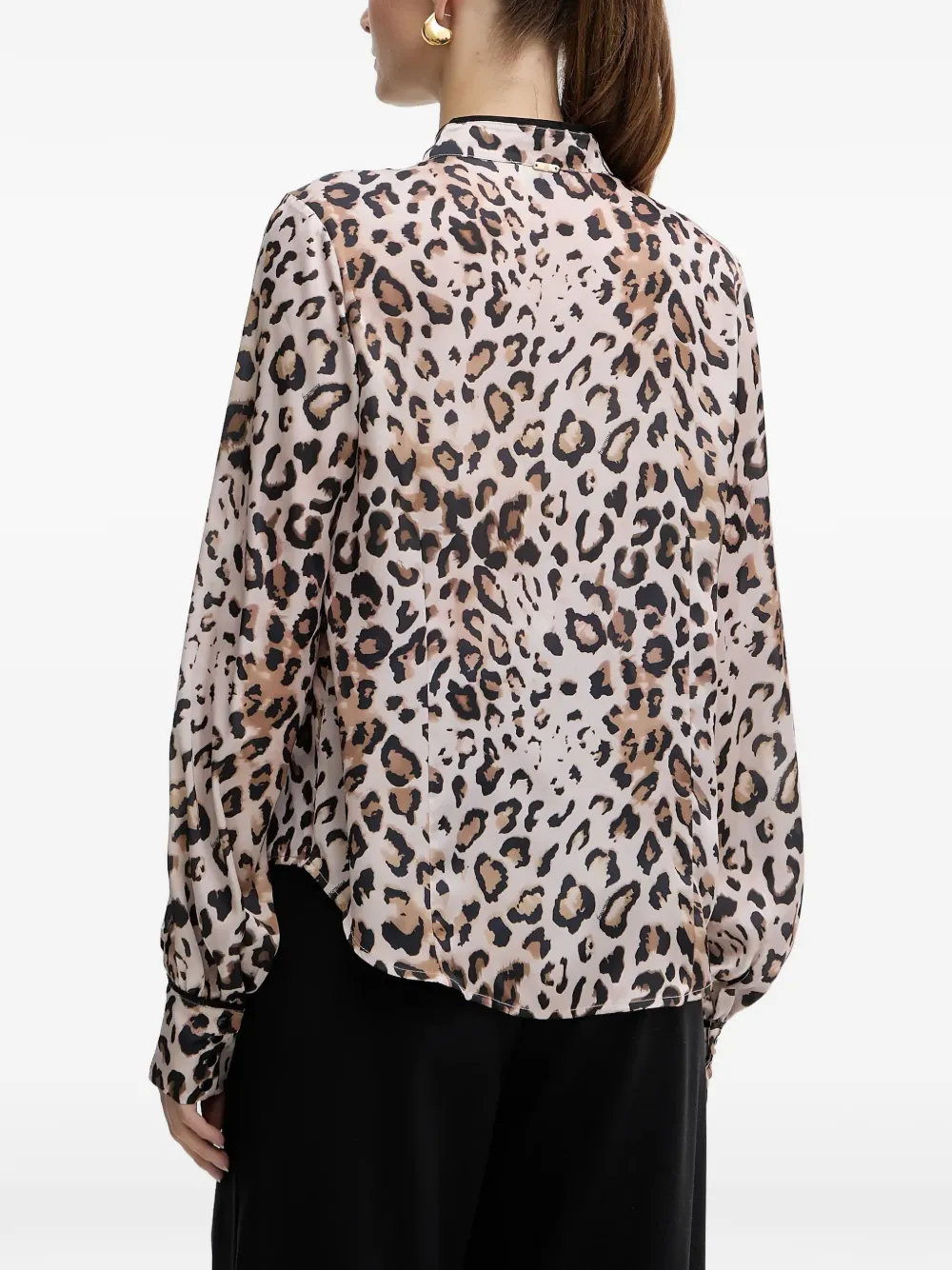 FRACOMINA animal-print blouse - Beige