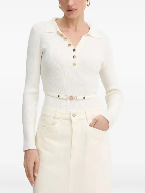 FRACOMINA button ribbed top