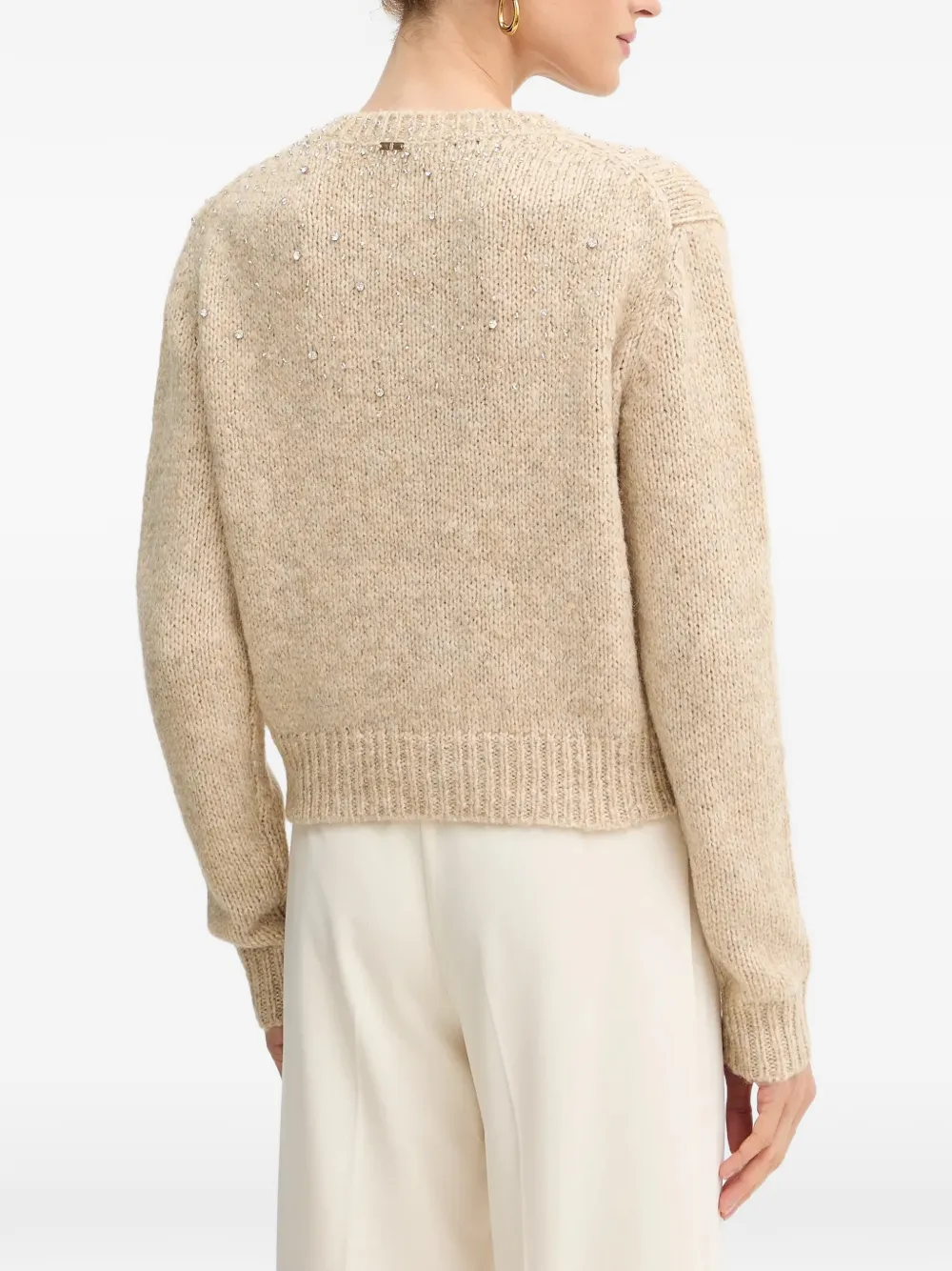  Fracomina Embellished-button Cardigan - Neutrals 