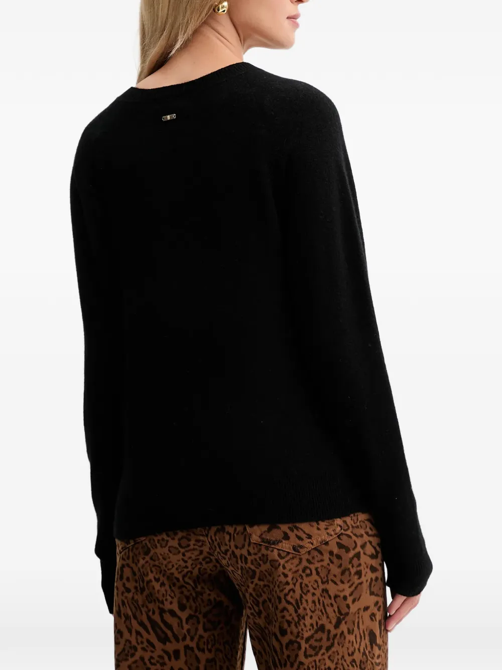  Fracomina Round-neck Sweater - Black 
