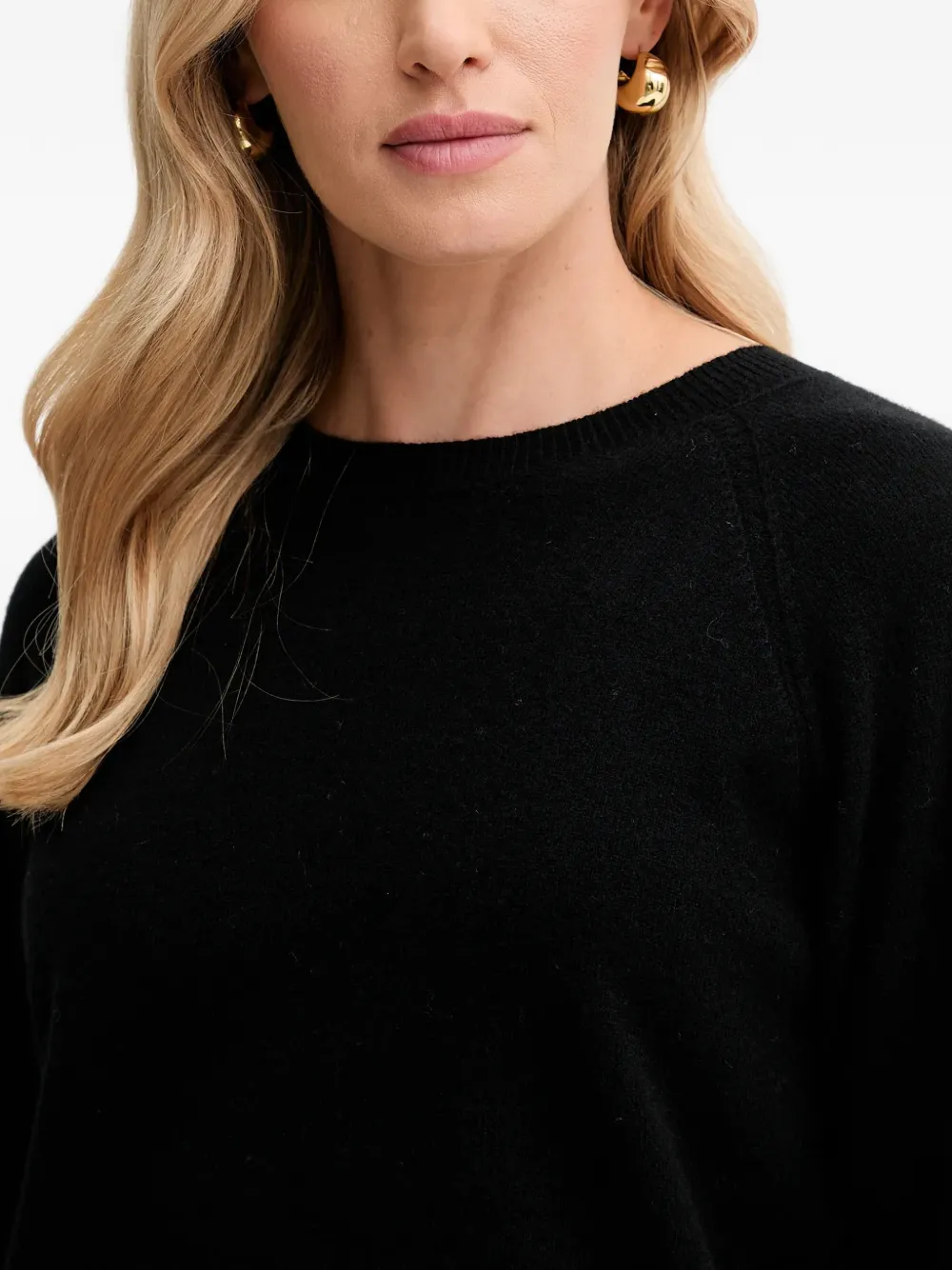 FRACOMINA Sweater met ronde hals Zwart