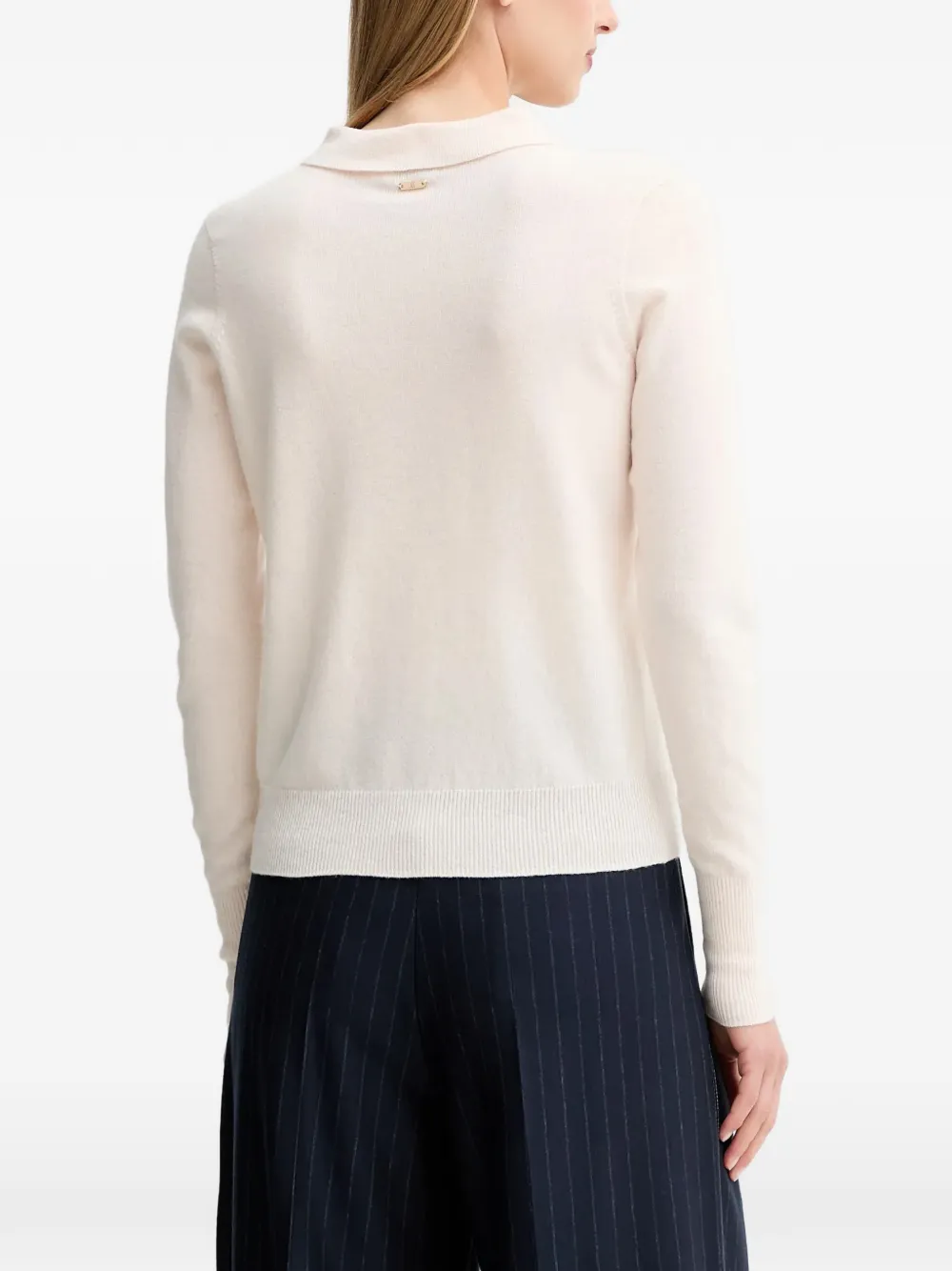  Fracomina Button-placket Polo Top - Neutrals 