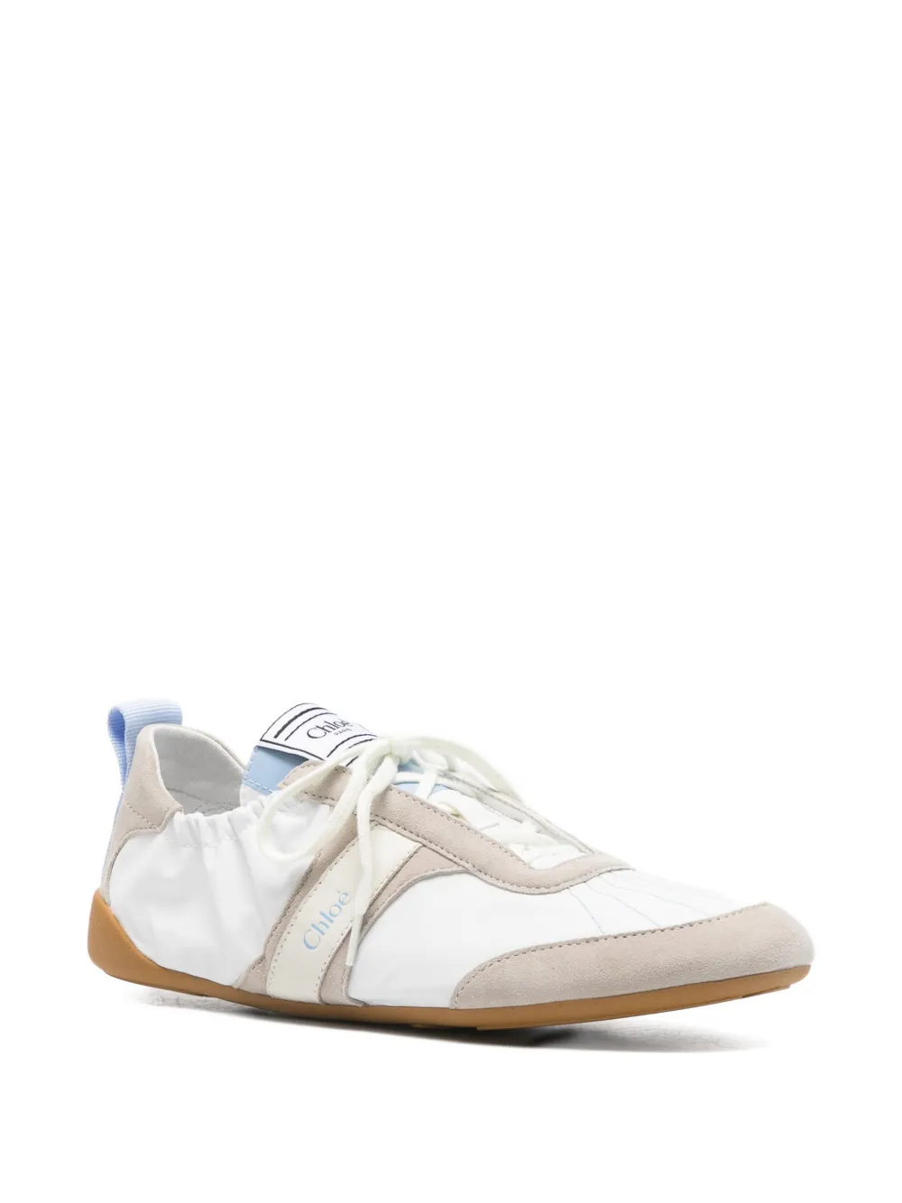 Chloé Kick lace-up fastening sneakers - Wit