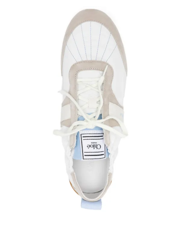 Chloé Kick lace-up Fastening Sneakers | White | FARFETCH