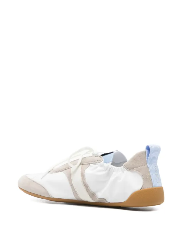Chloé Kick lace-up Fastening Sneakers | White | FARFETCH