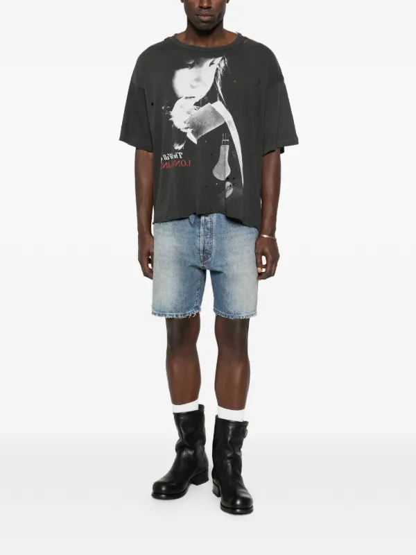 Enfants Riches Déprimés Distressed T-shirt | Grey | FARFETCH