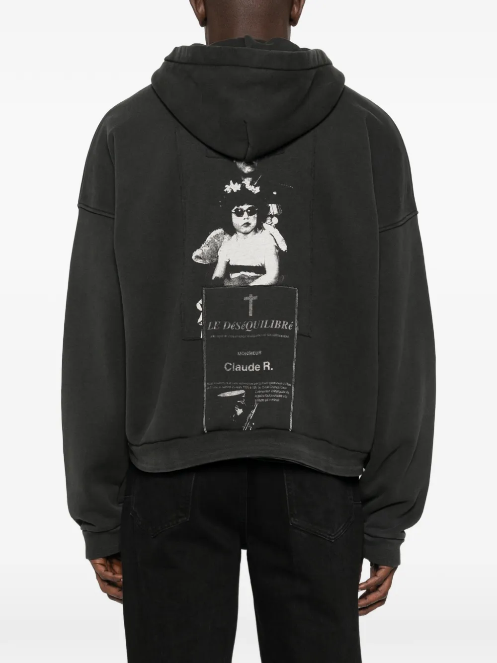 Enfants Riches Déprimés Graphic Hooded Sweatshirt | Black | FARFETCH