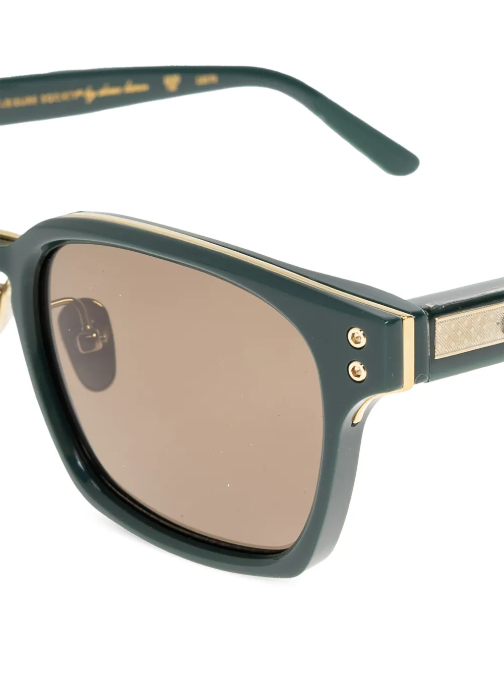  Leisure Society Equense Rectangle Sunglasses - Green 