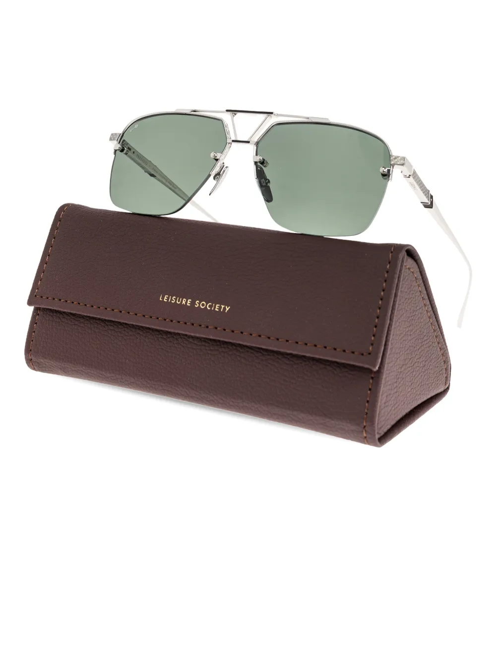 Leisure Society Presidio geometric sunglasses - Zilver