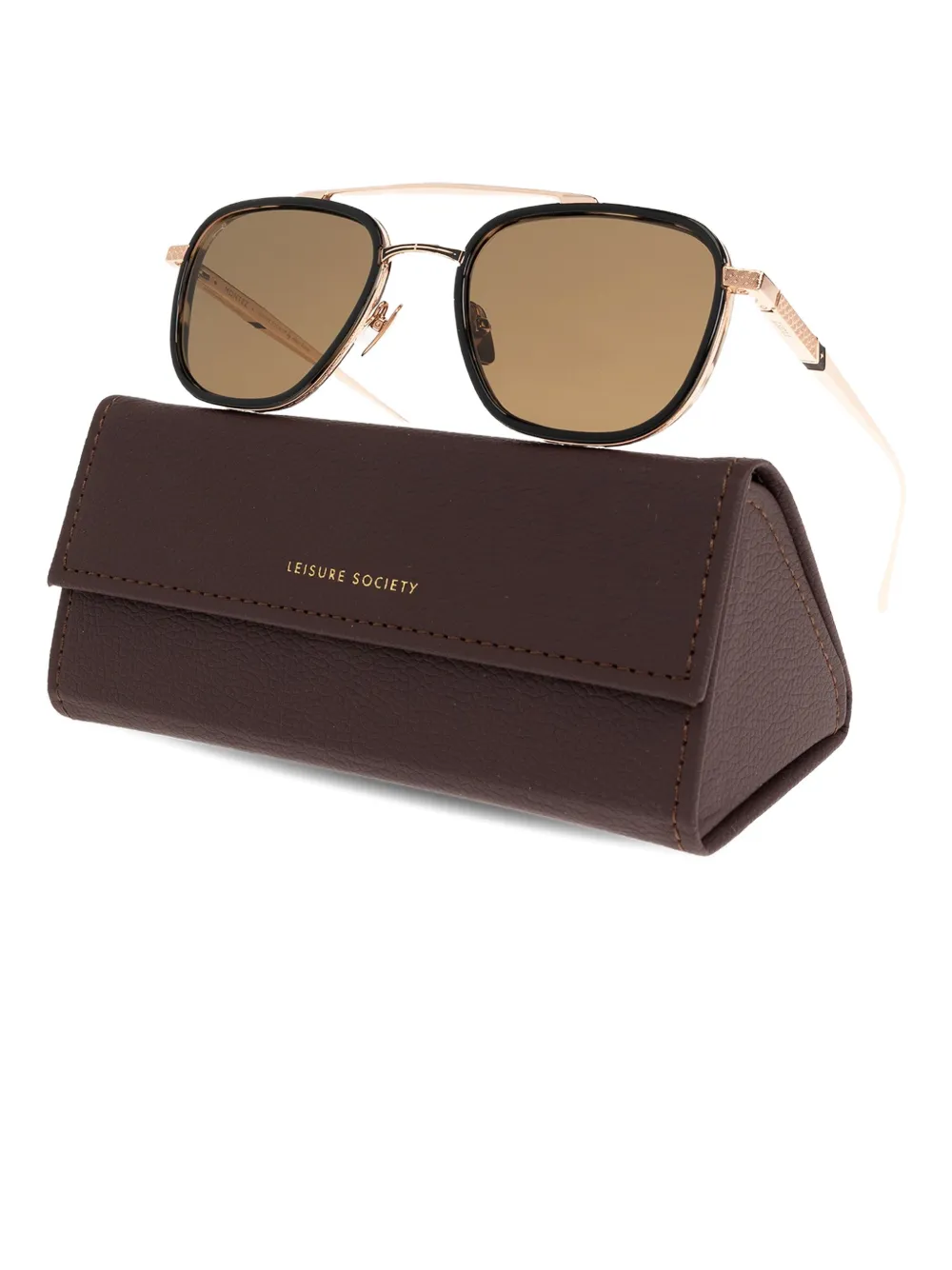 Leisure Society Montez browline sunglasses - Zwart
