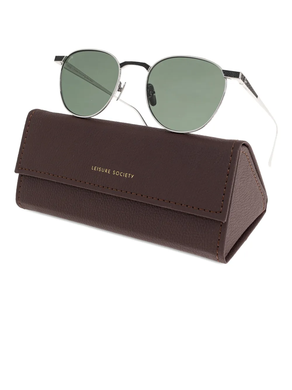 Leisure Society Siena round-frame sunglasses - Zilver