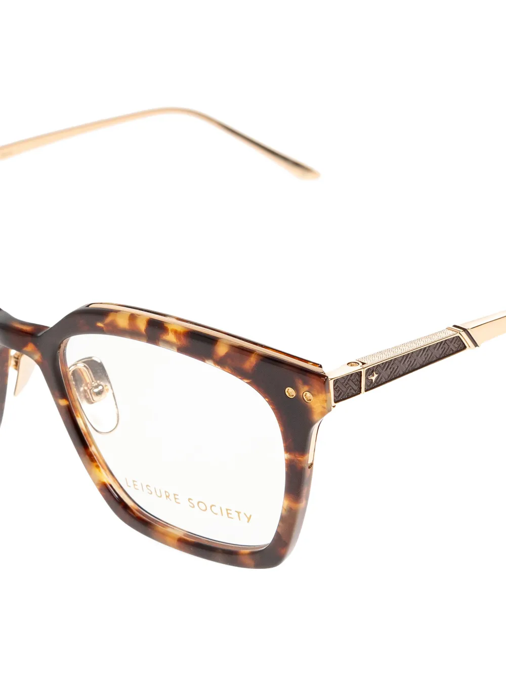 Thorsen Tortoise Square-Frame Sunglasses