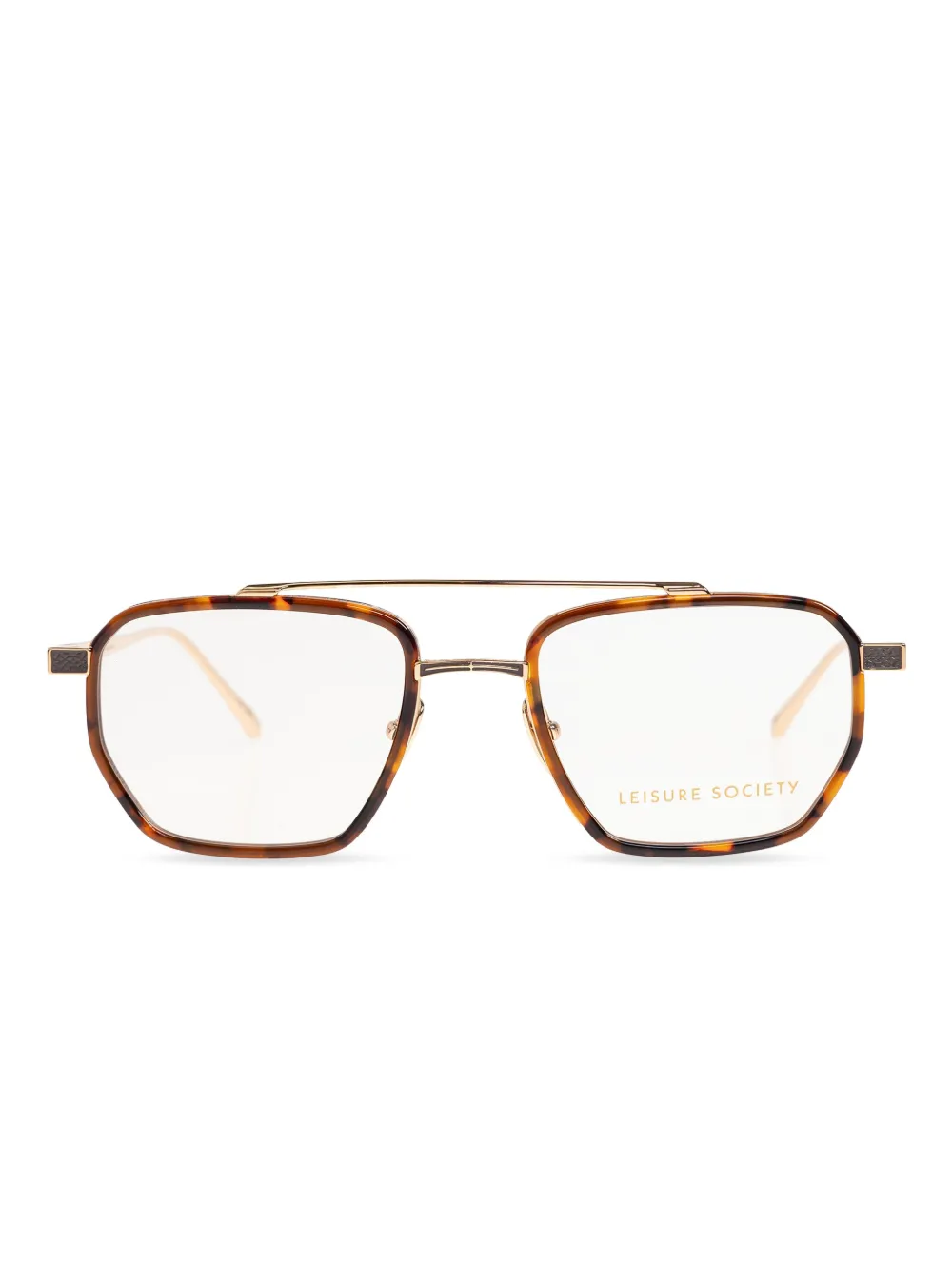 Leisure Society Prism tortoise glasses - Marrone