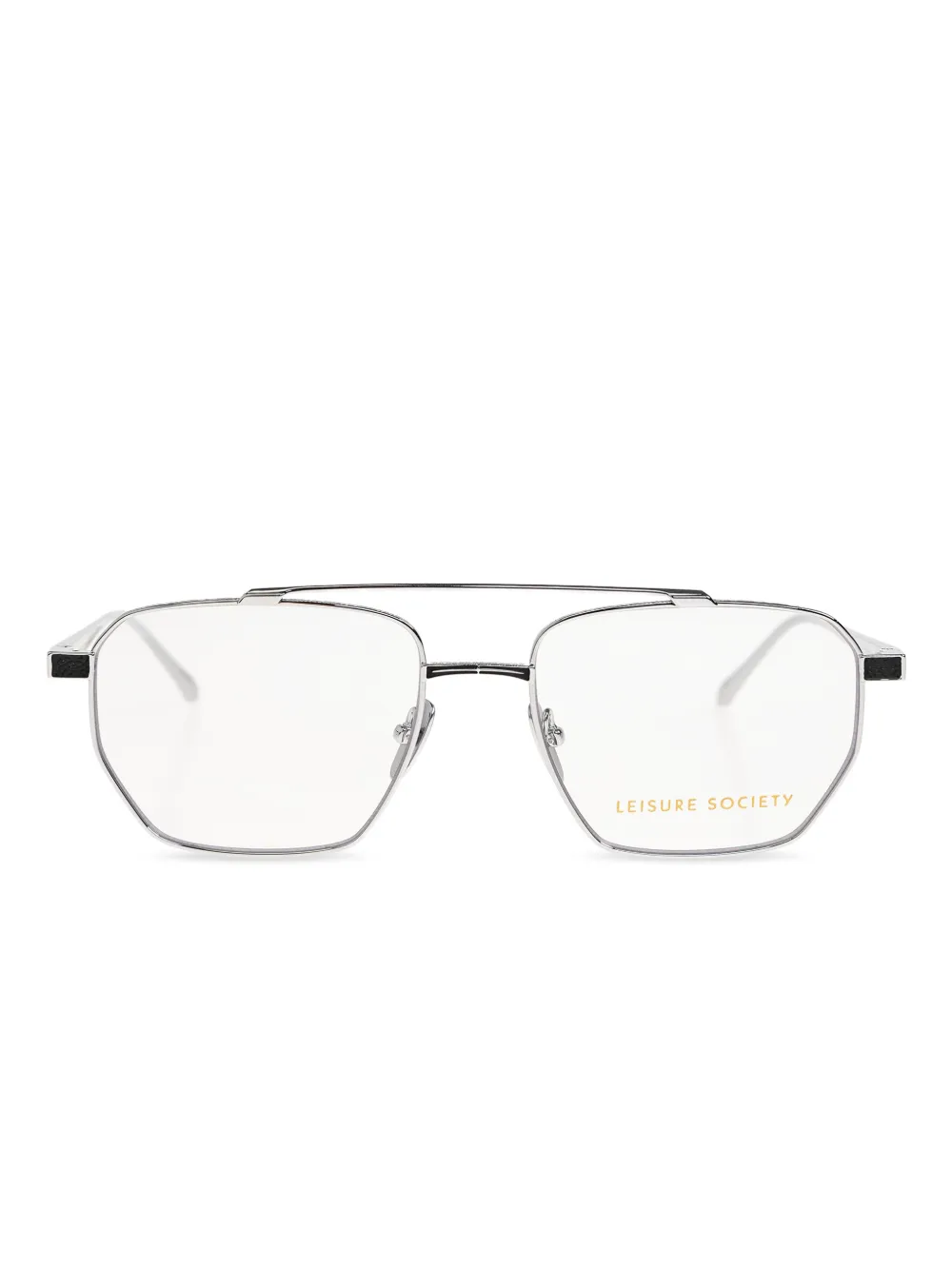 Leisure Society Prism geometric glasses - Argento