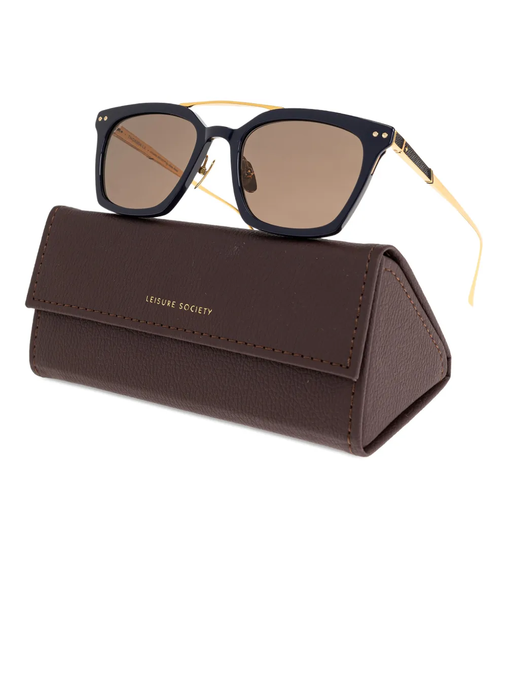 Leisure Society Thorsen LX geometric bar sunglasses - Blauw