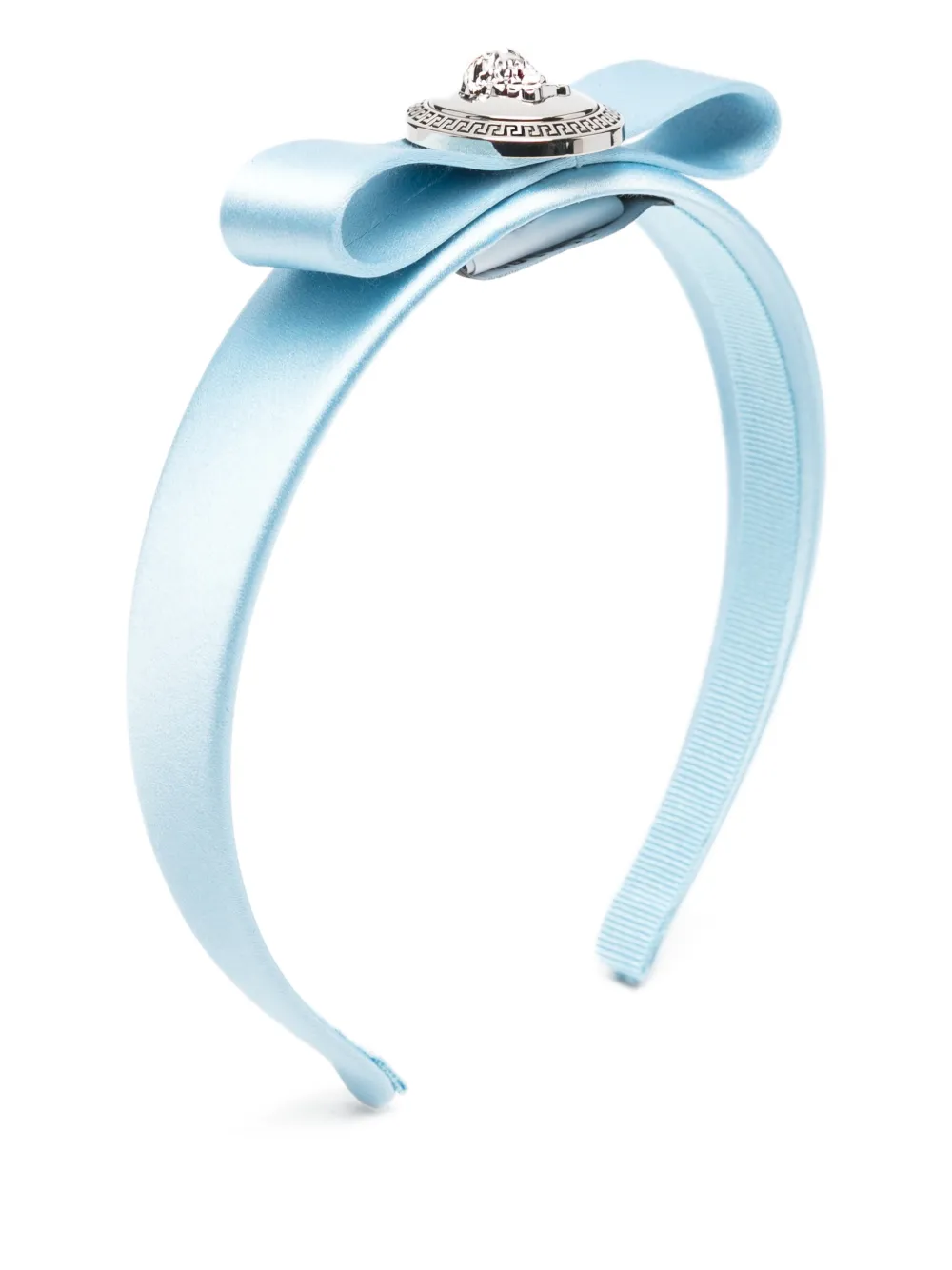 Versace Medusa-Head bow-detail headband - Blu