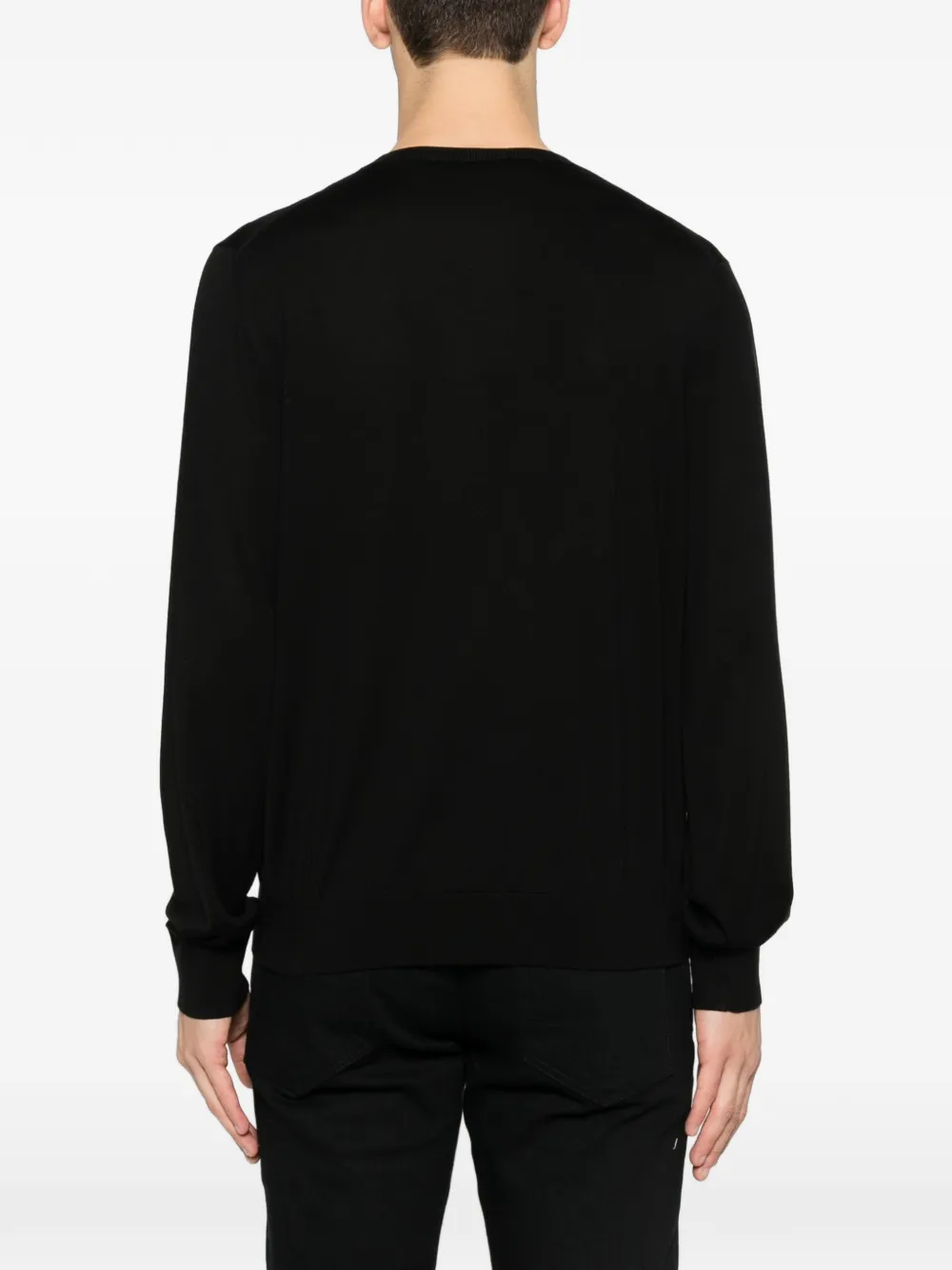 TOM FORD Top met ronde hals Zwart