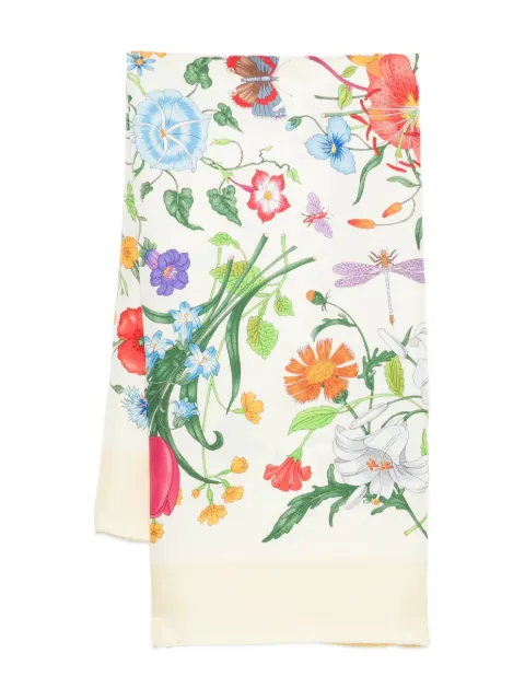 Gucci floral-print scarf