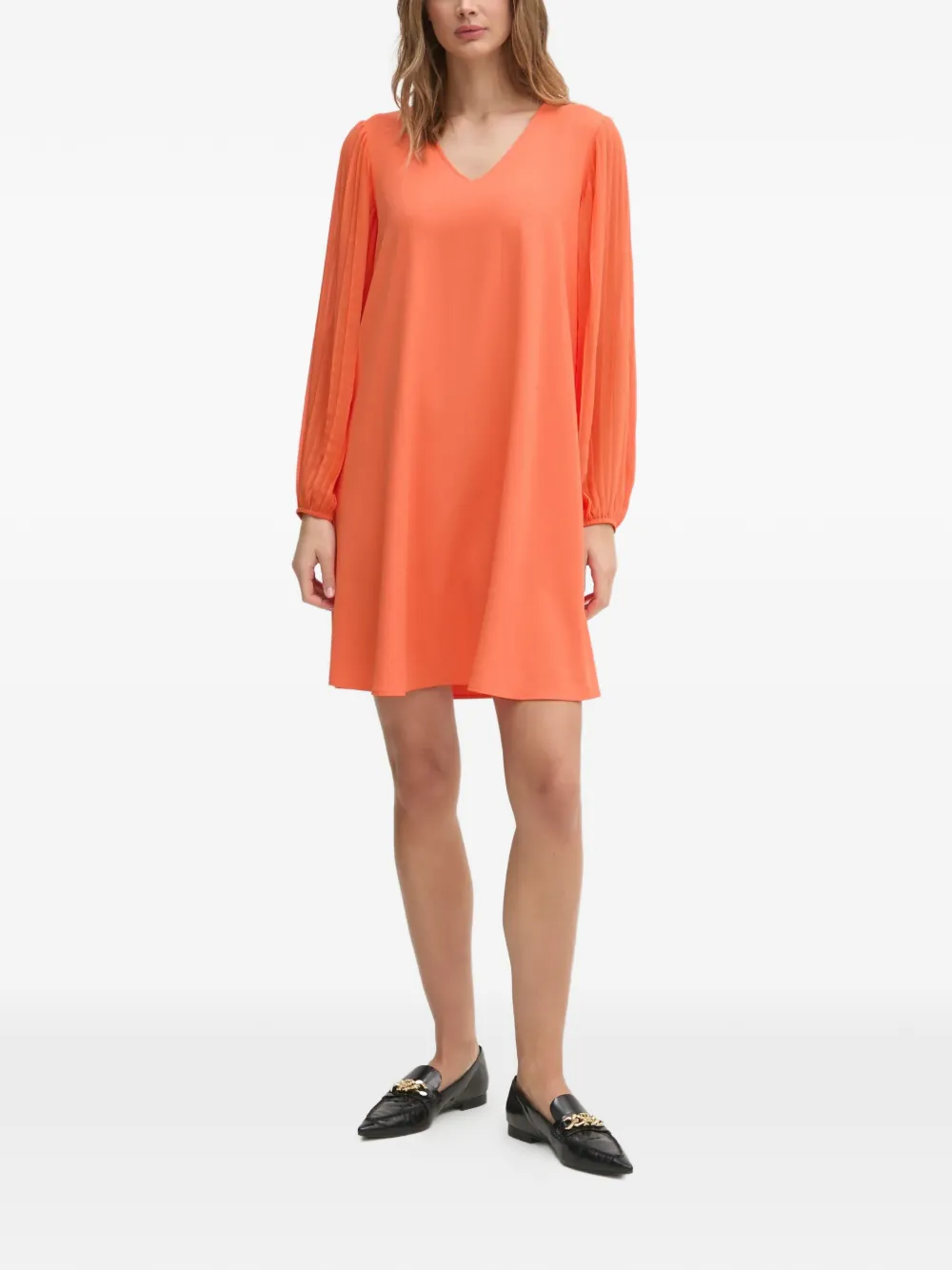 Joseph Ribkoff V-neck mini dress - Oranje