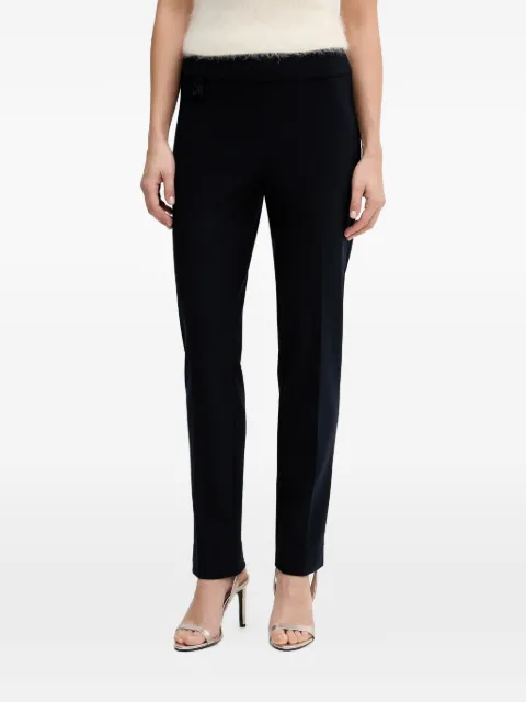 Joseph Ribkoff logo-plaque trousers