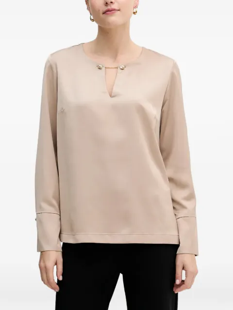 Joseph Ribkoff keyhole cuff-detail blouse