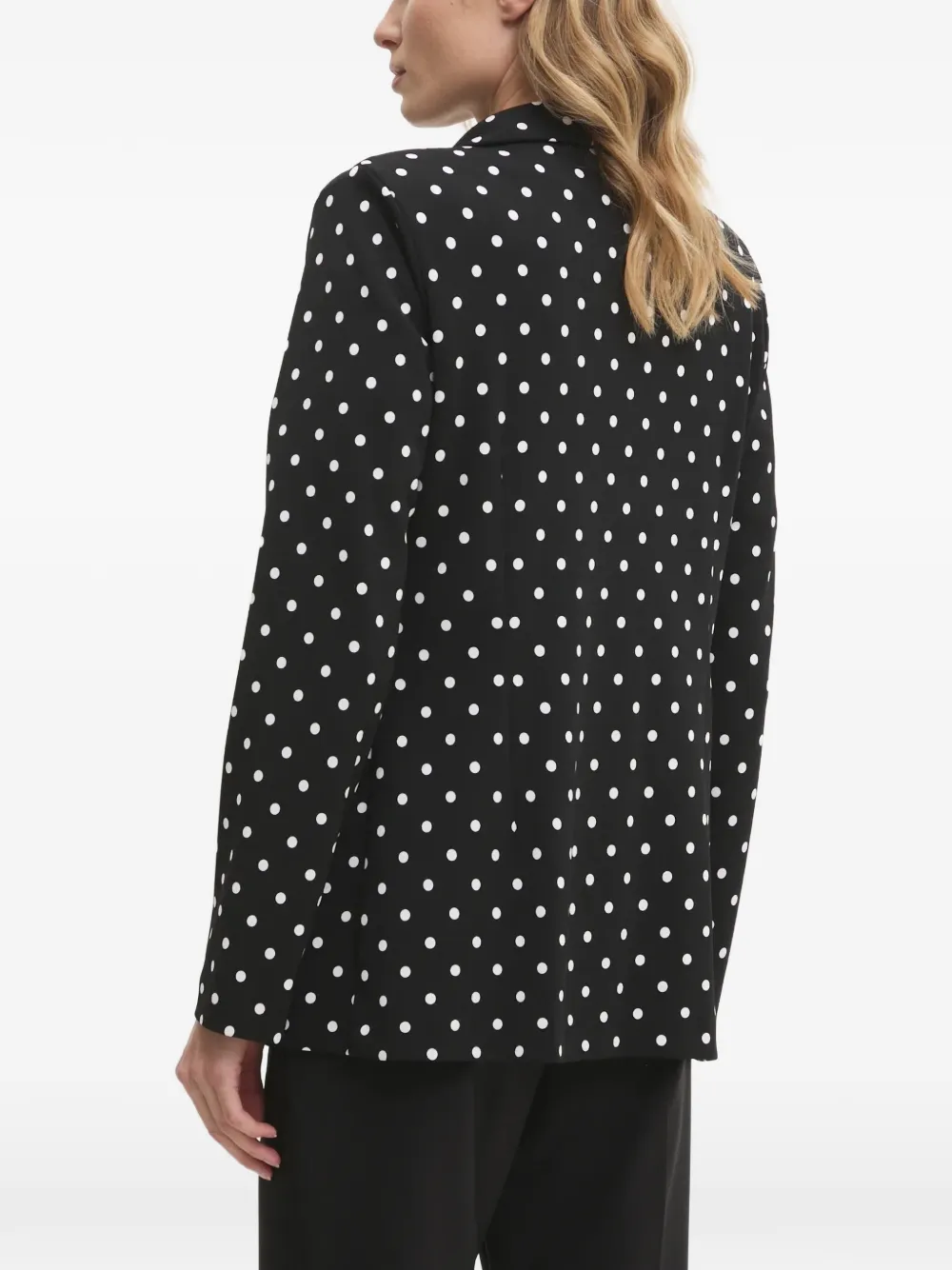  Joseph Ribkoff Polka-dot Blazer - Black 