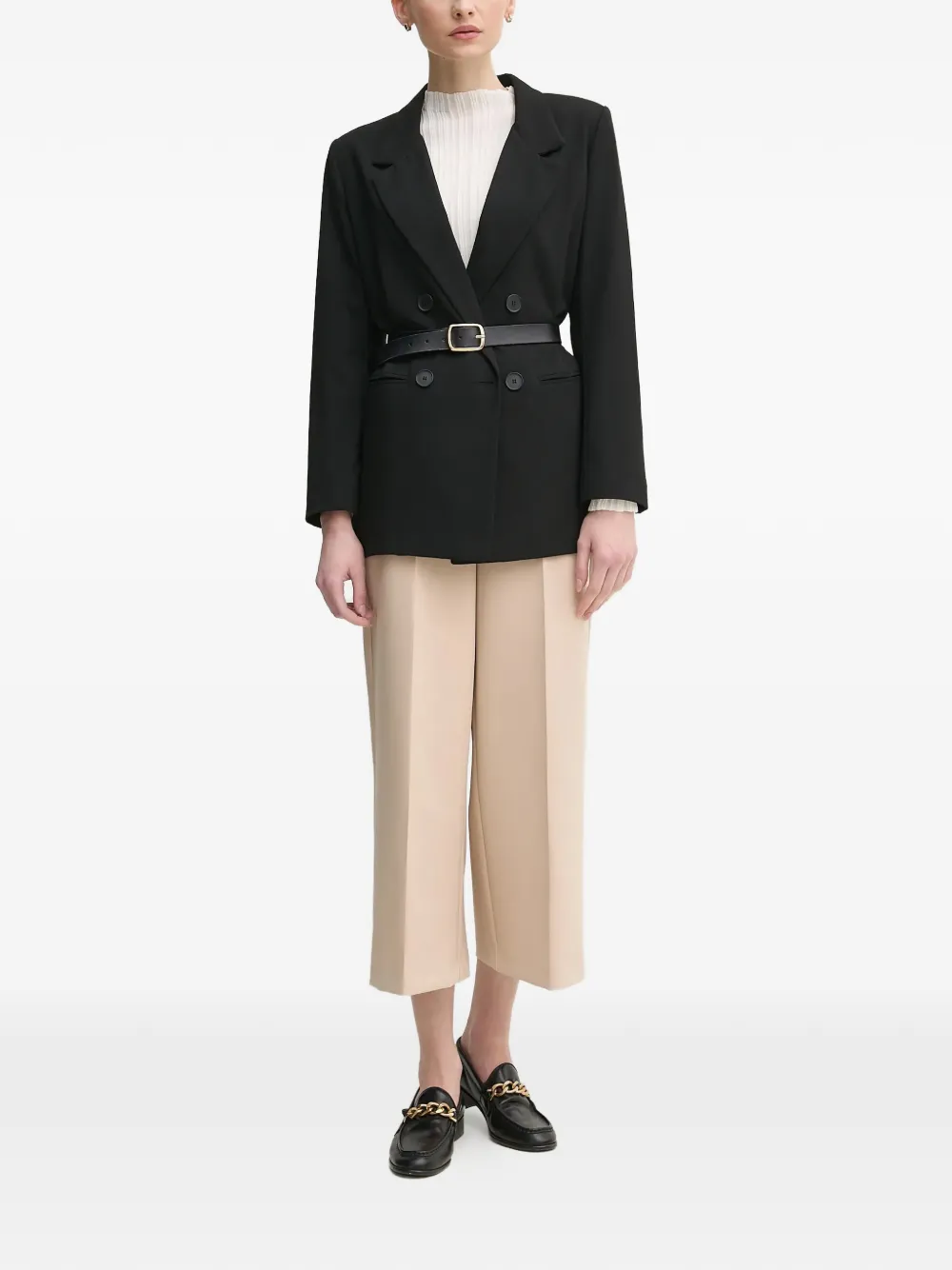 Joseph Ribkoff press-crease trousers - Beige