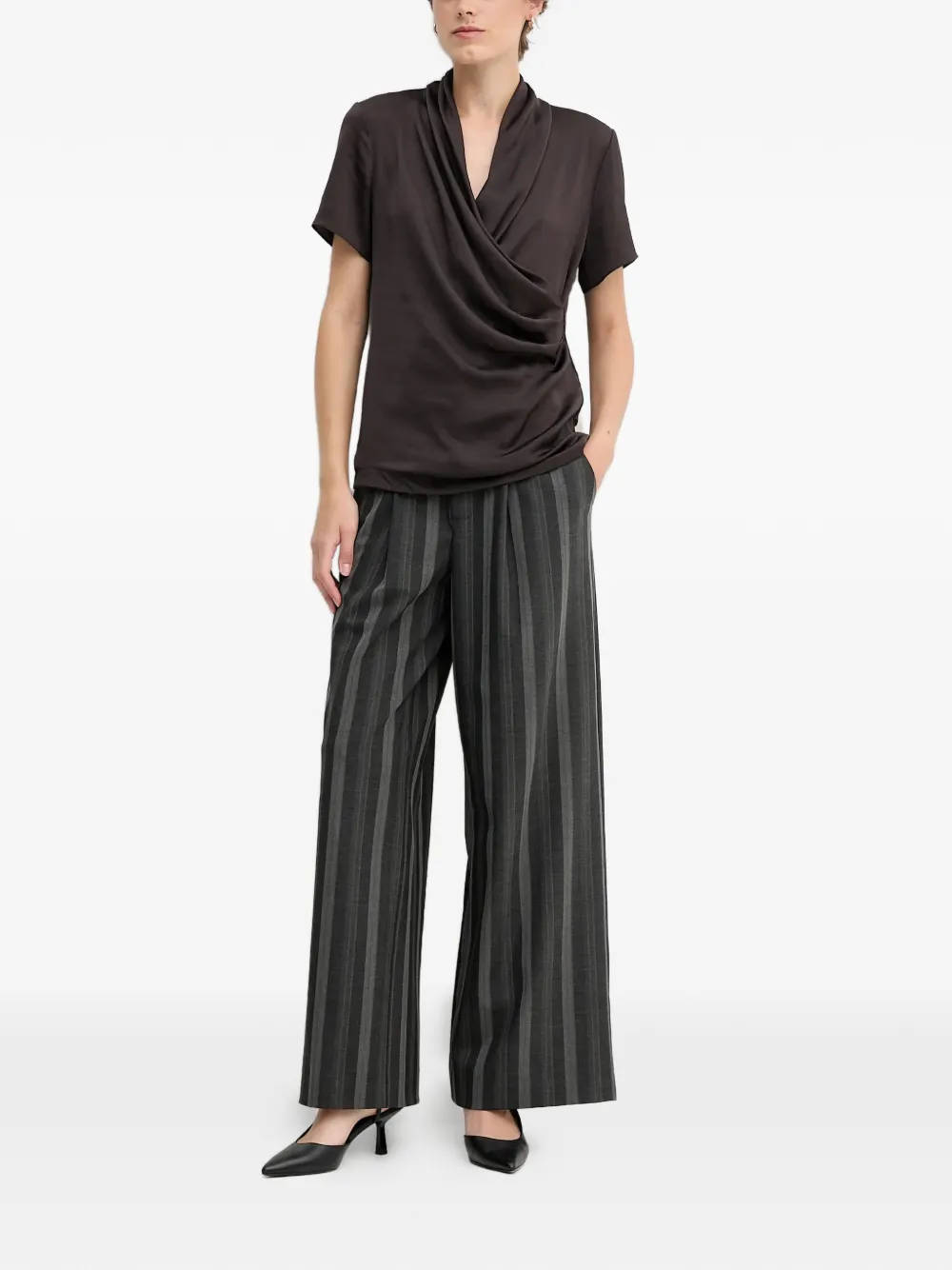 Joseph Ribkoff draped top | Blouses | Image 2