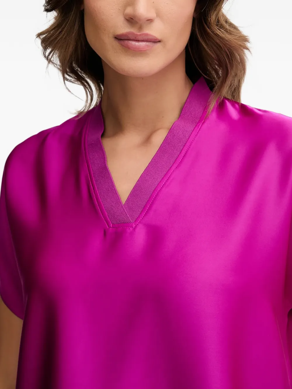 Joseph Ribkoff Top met V-hals Roze