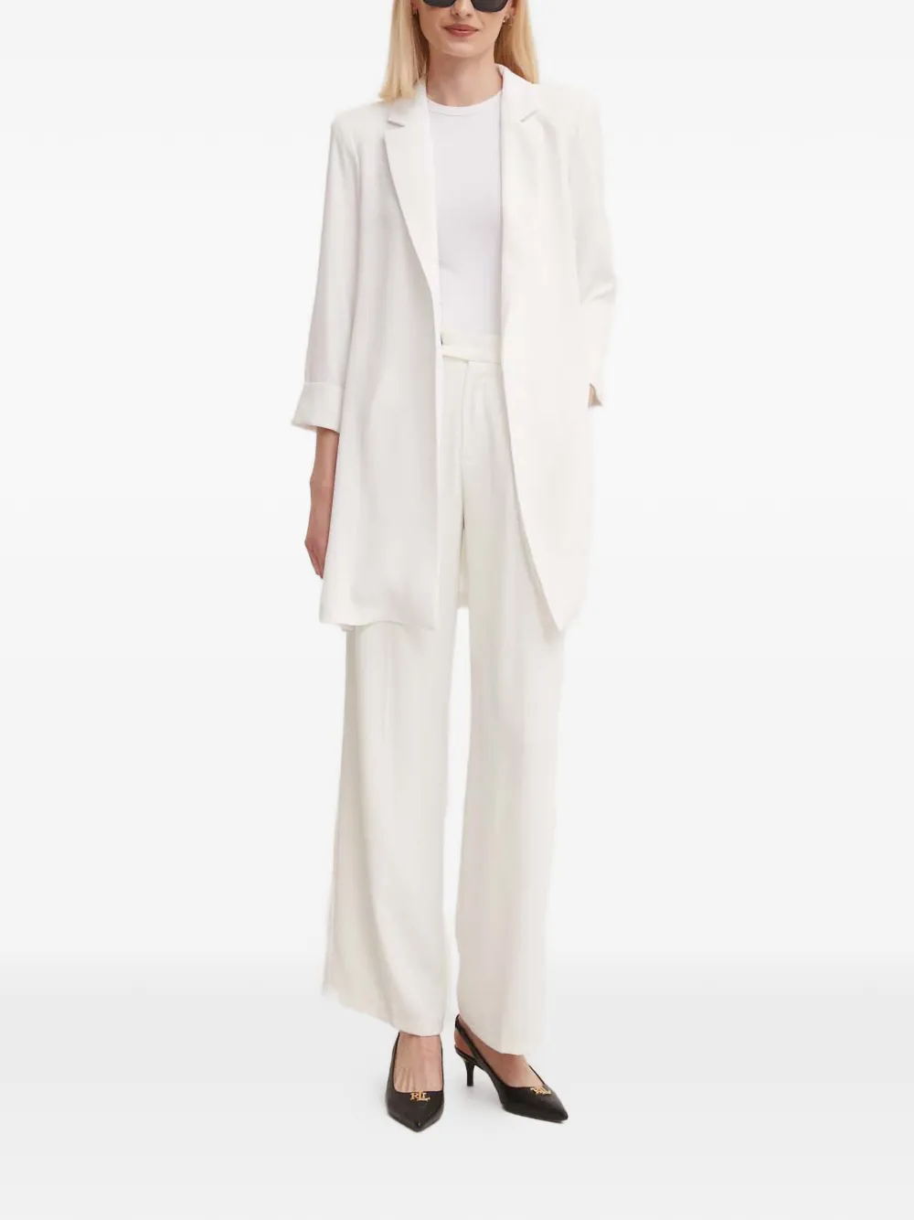 Joseph Ribkoff notch collar cuffed sleeves top | Blazers | Image 2