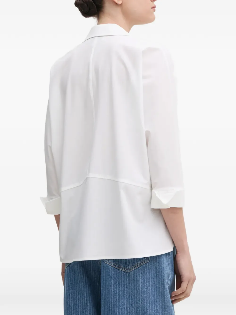  Joseph Ribkoff V-neck Blouse - White 