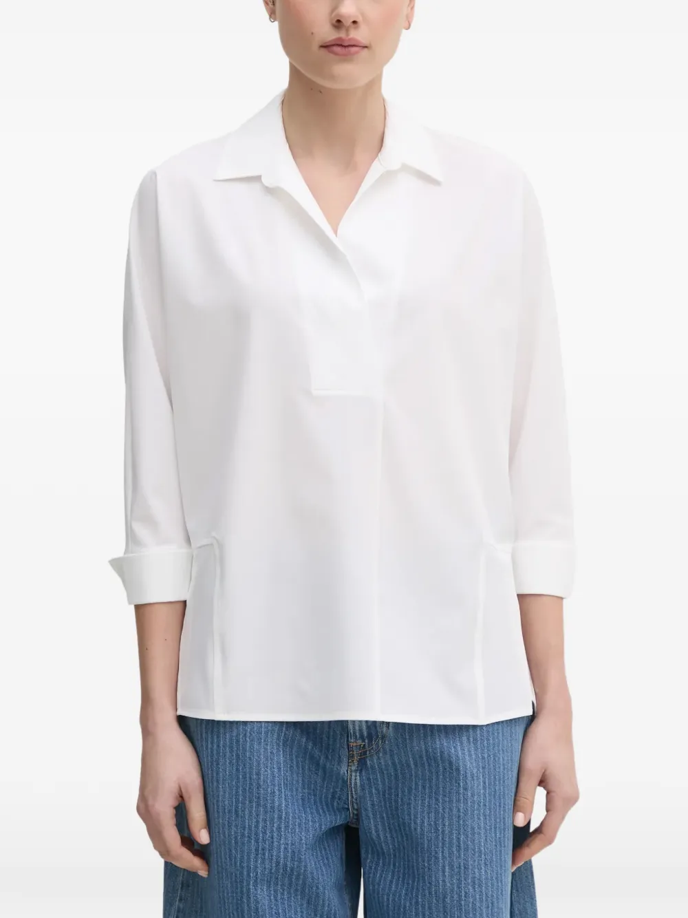 Joseph Ribkoff V-neck blouse - Bianco