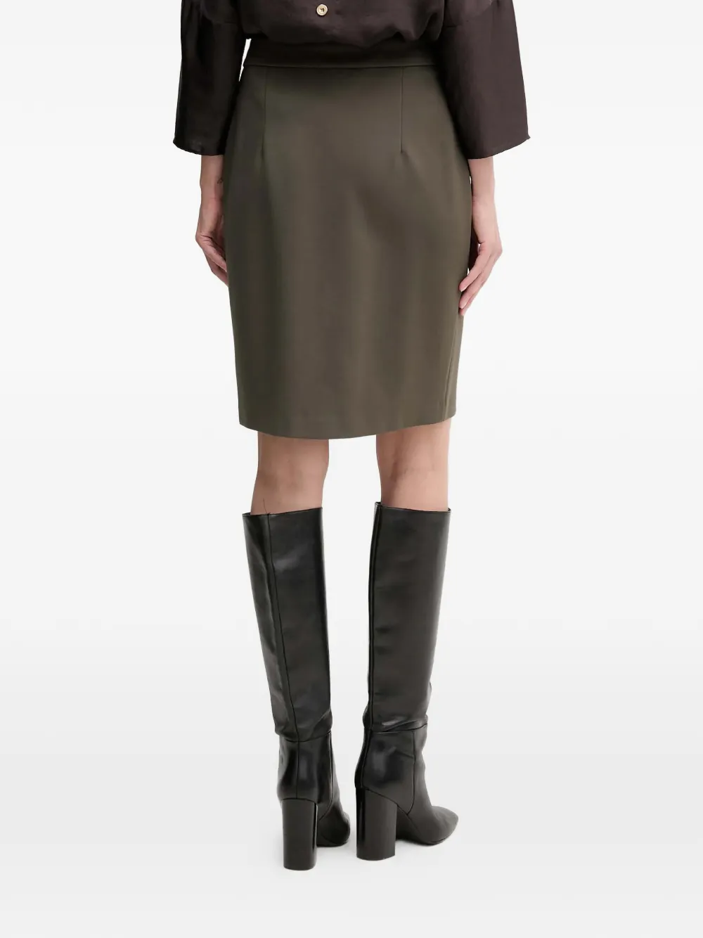 Metal-Detail Skirt