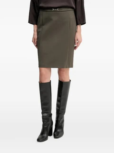 Joseph Ribkoff metal-detail skirt