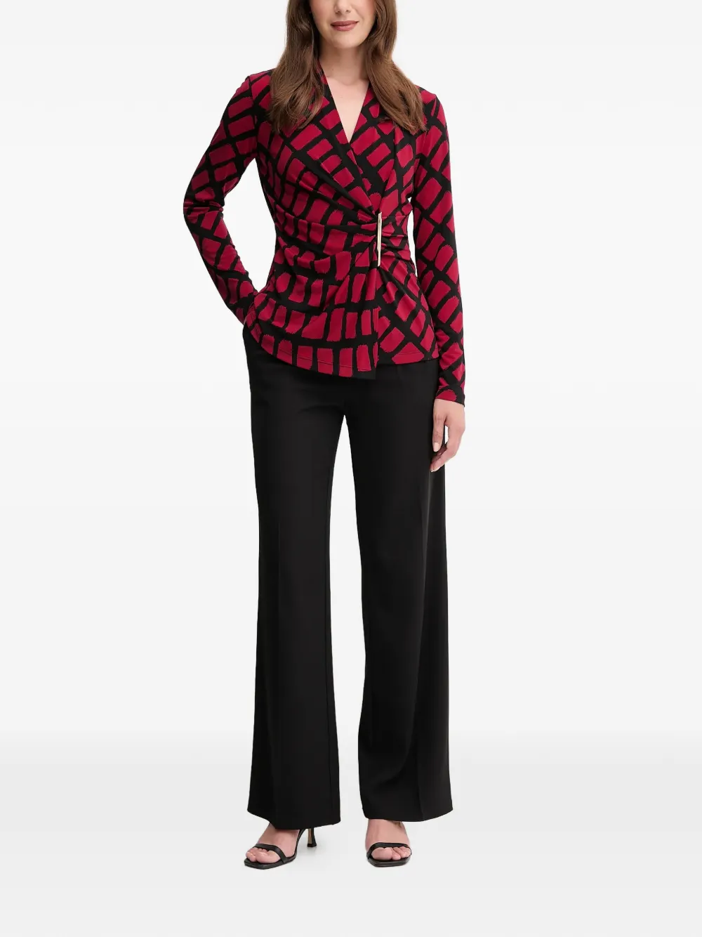 Joseph Ribkoff geometric-pattern blouse | Blouses | Image 2
