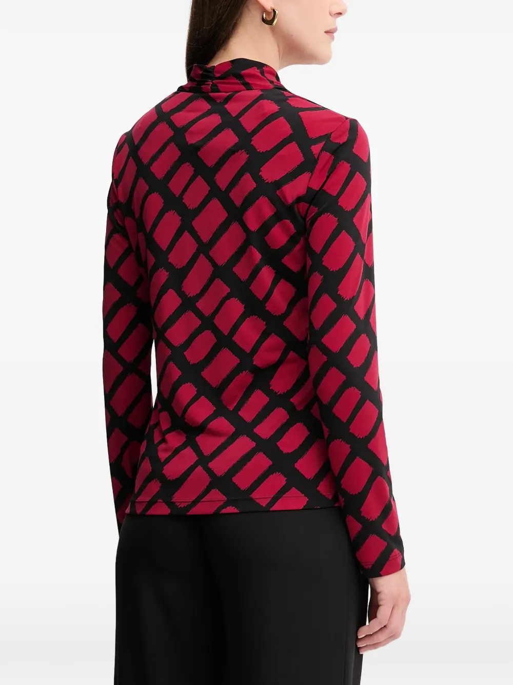  Joseph Ribkoff Geometric-pattern Blouse - Red 