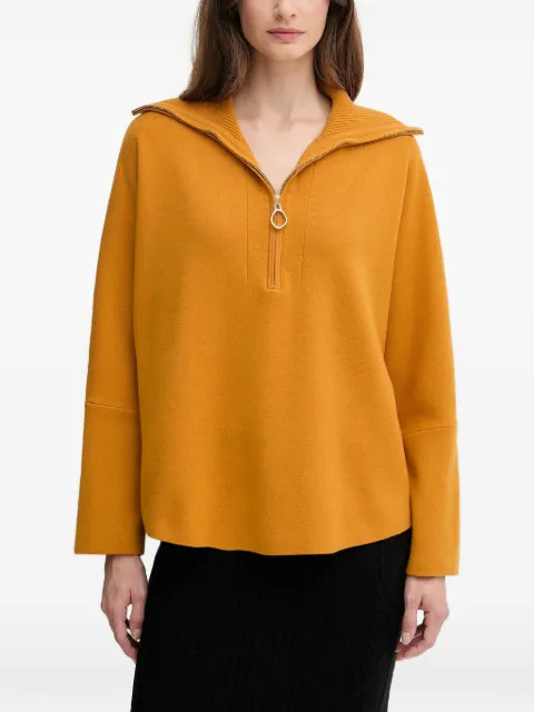 Joseph Ribkoff zip-collar sweater