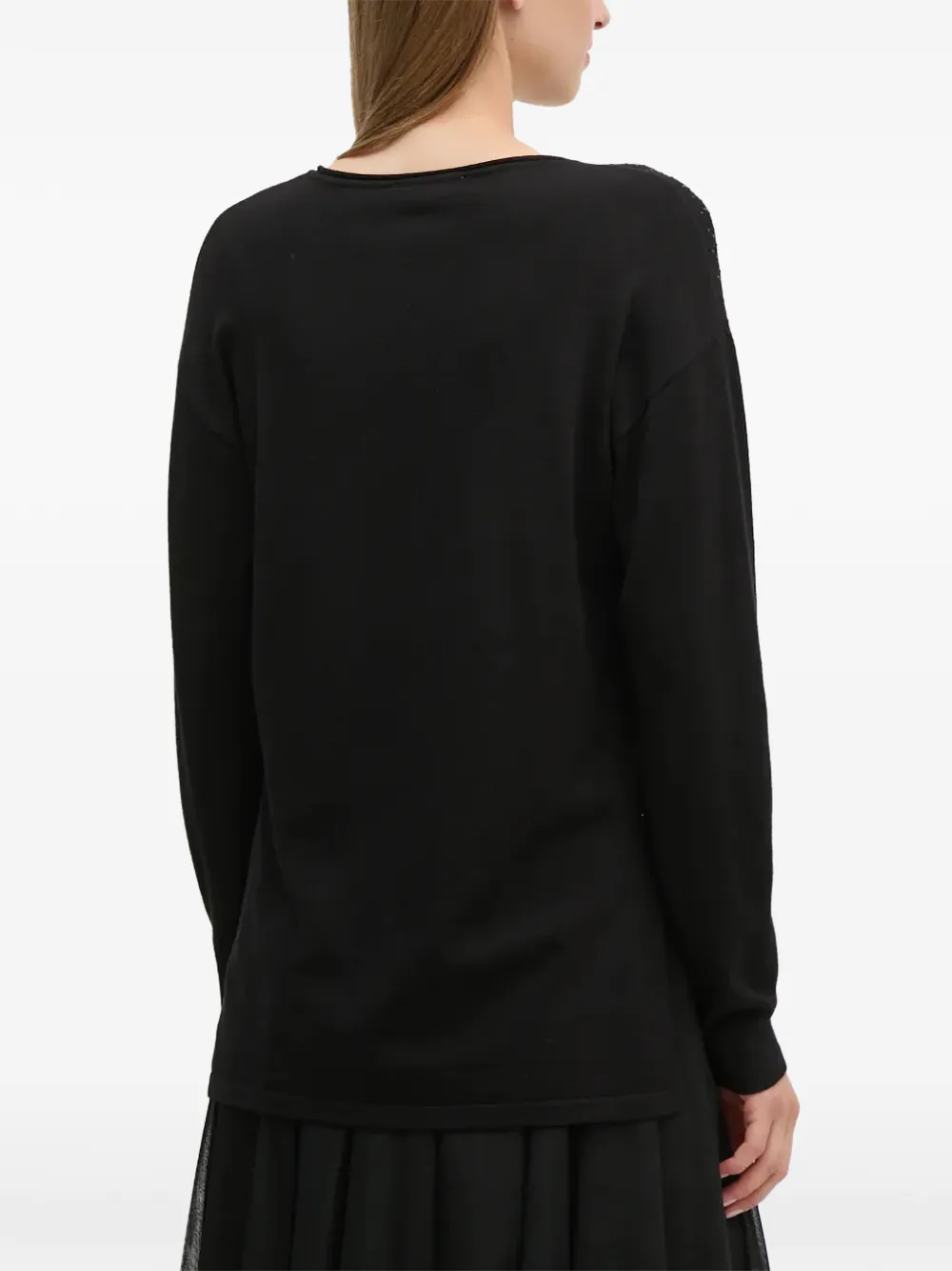 Joseph Ribkoff V-neck Sweater - Black 