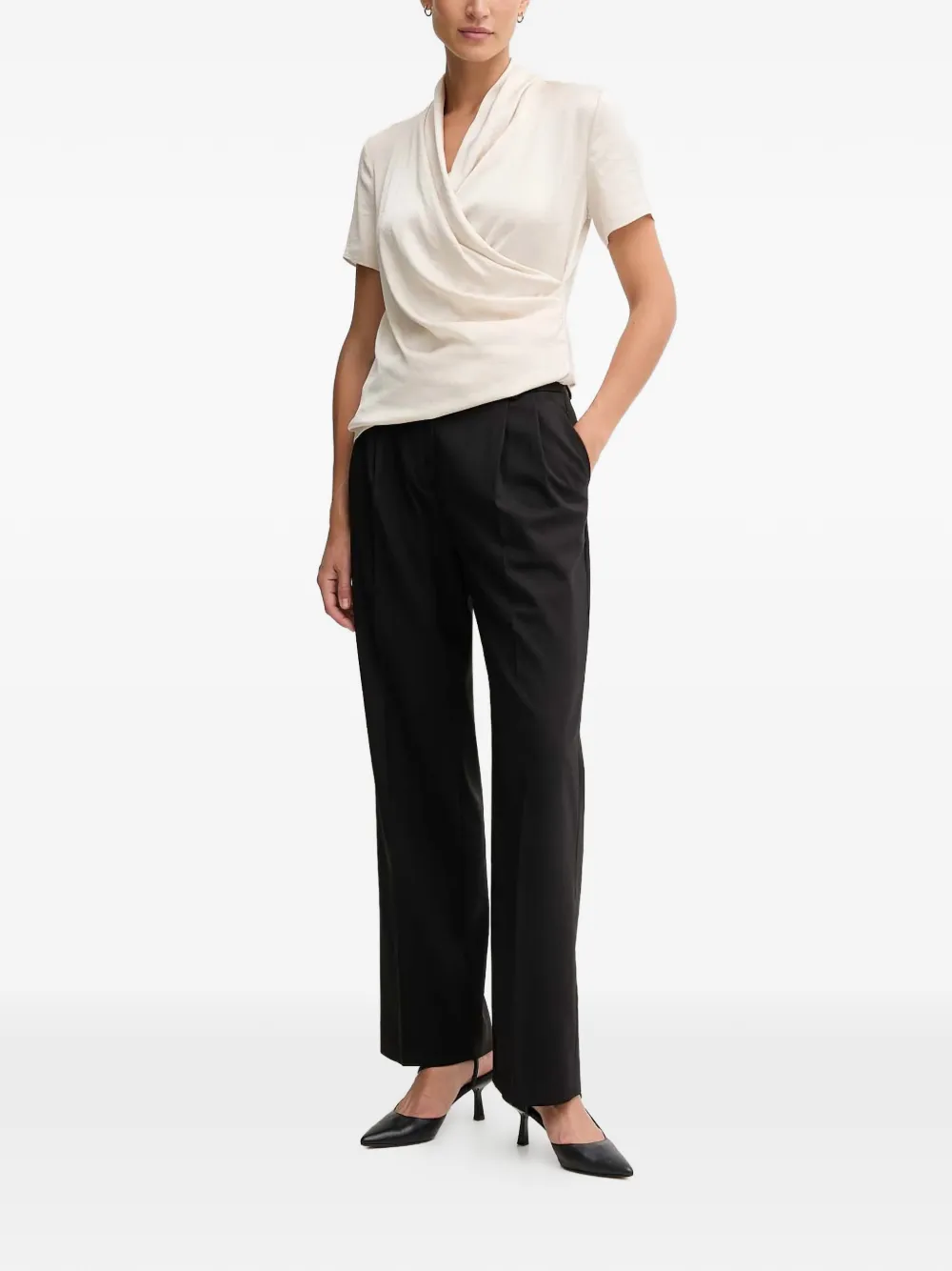 Joseph Ribkoff short-sleeve blouse - Beige