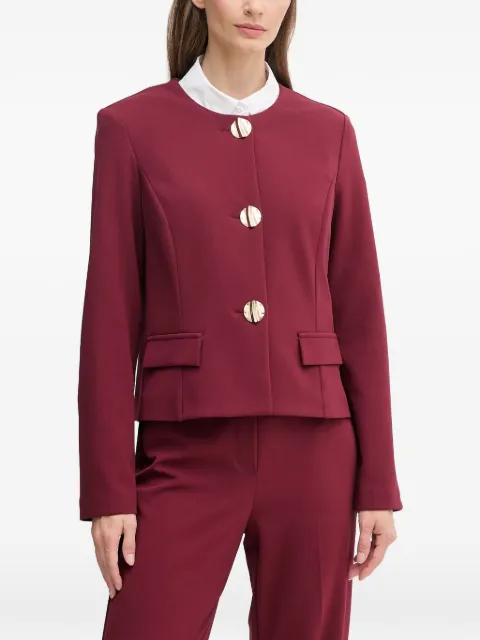 Joseph Ribkoff button flap-pocket jacket
