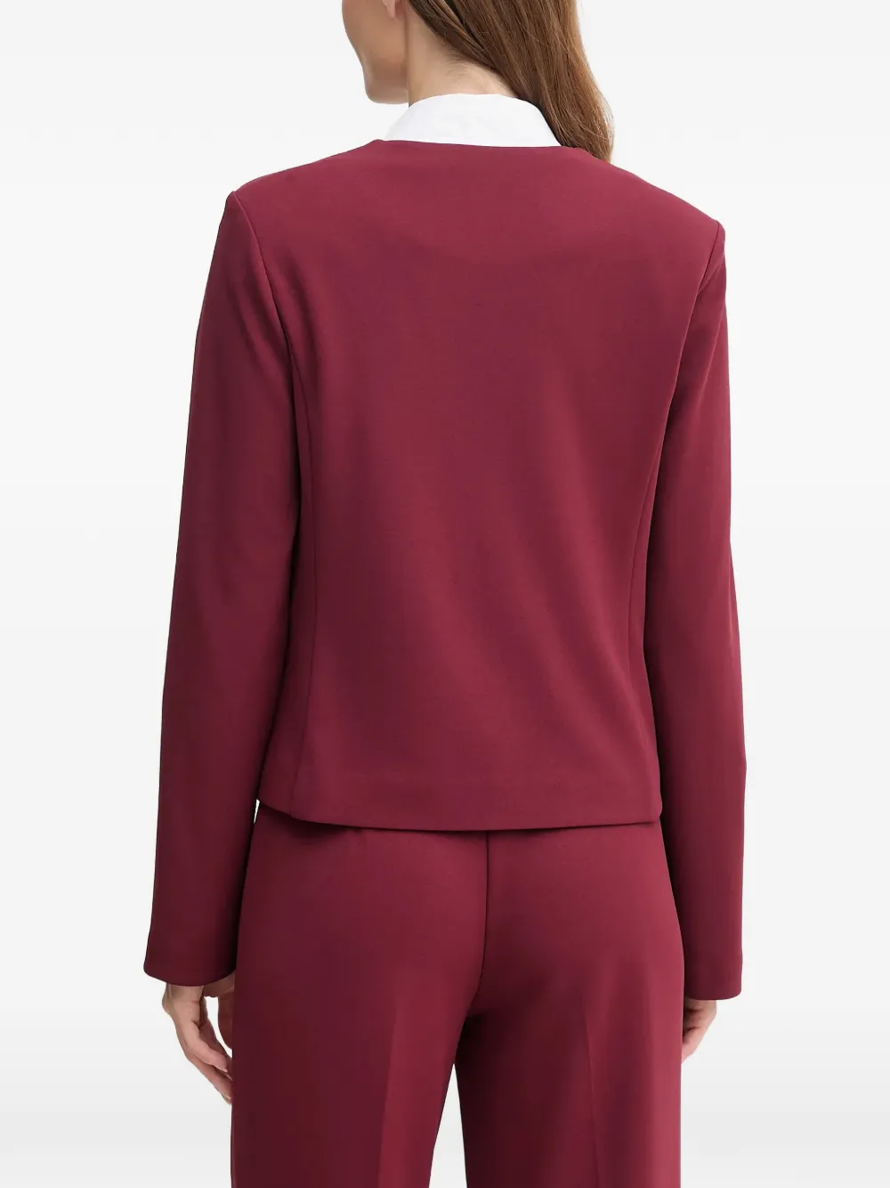  Joseph Ribkoff Button Flap-pocket Jacket - Red 