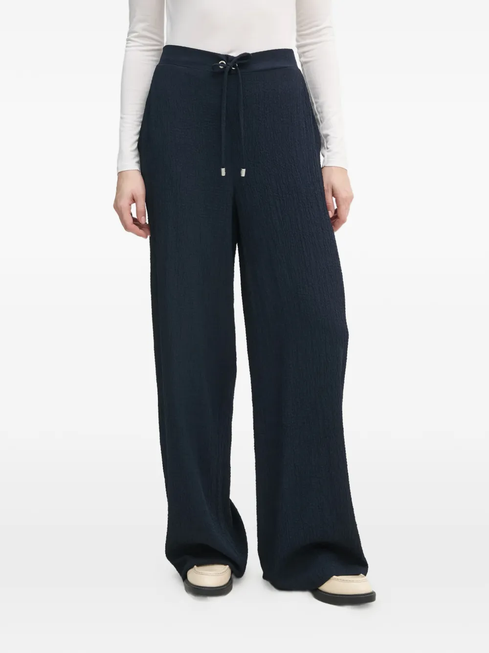  Joseph Ribkoff Drawstring Palazzo Pants - Blue 