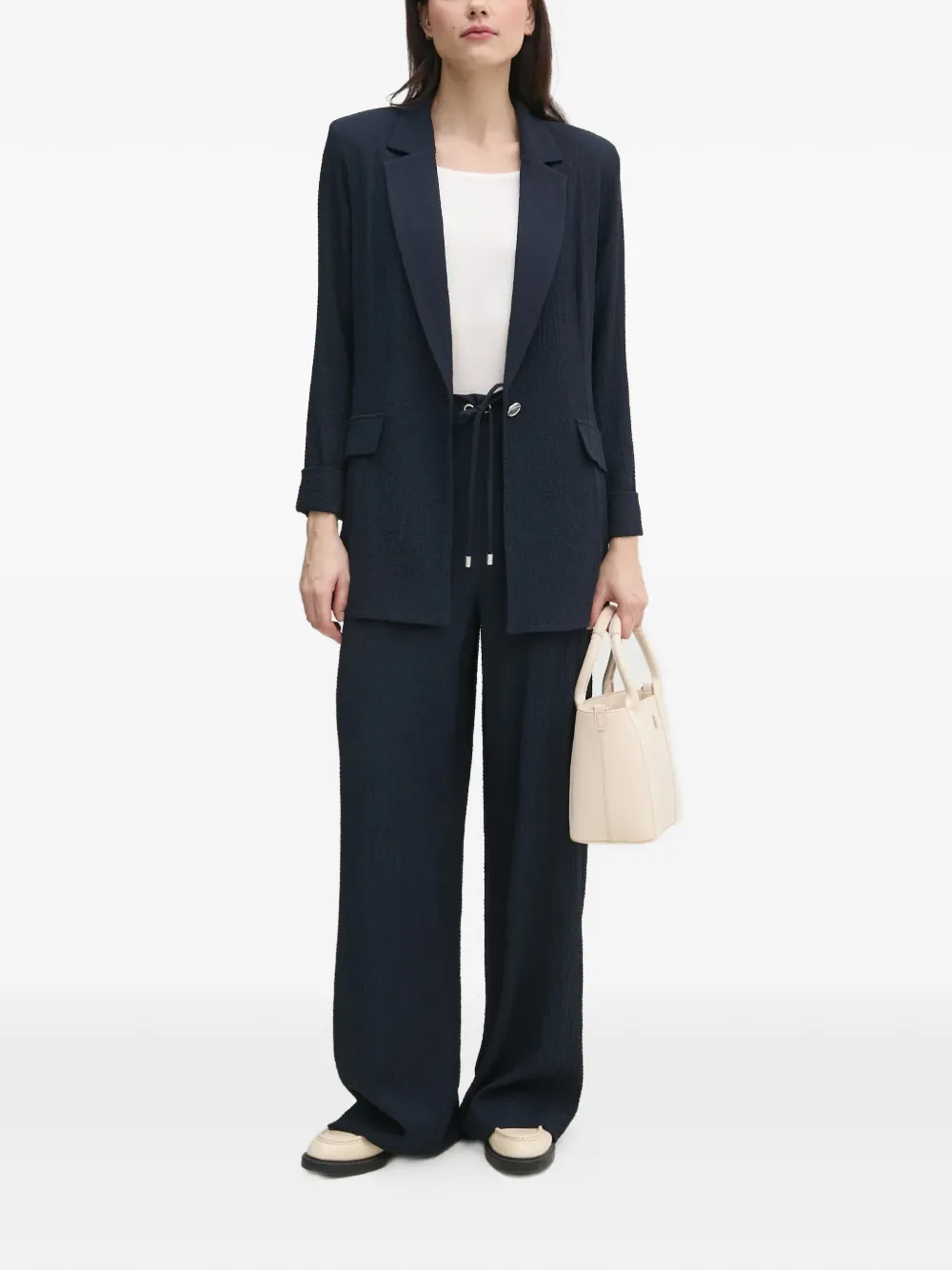 Joseph Ribkoff Blazer met textuur - Blauw