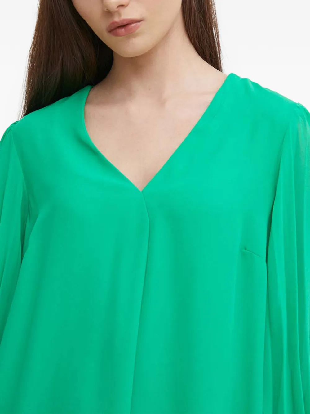Joseph Ribkoff Geplooide blouse Groen