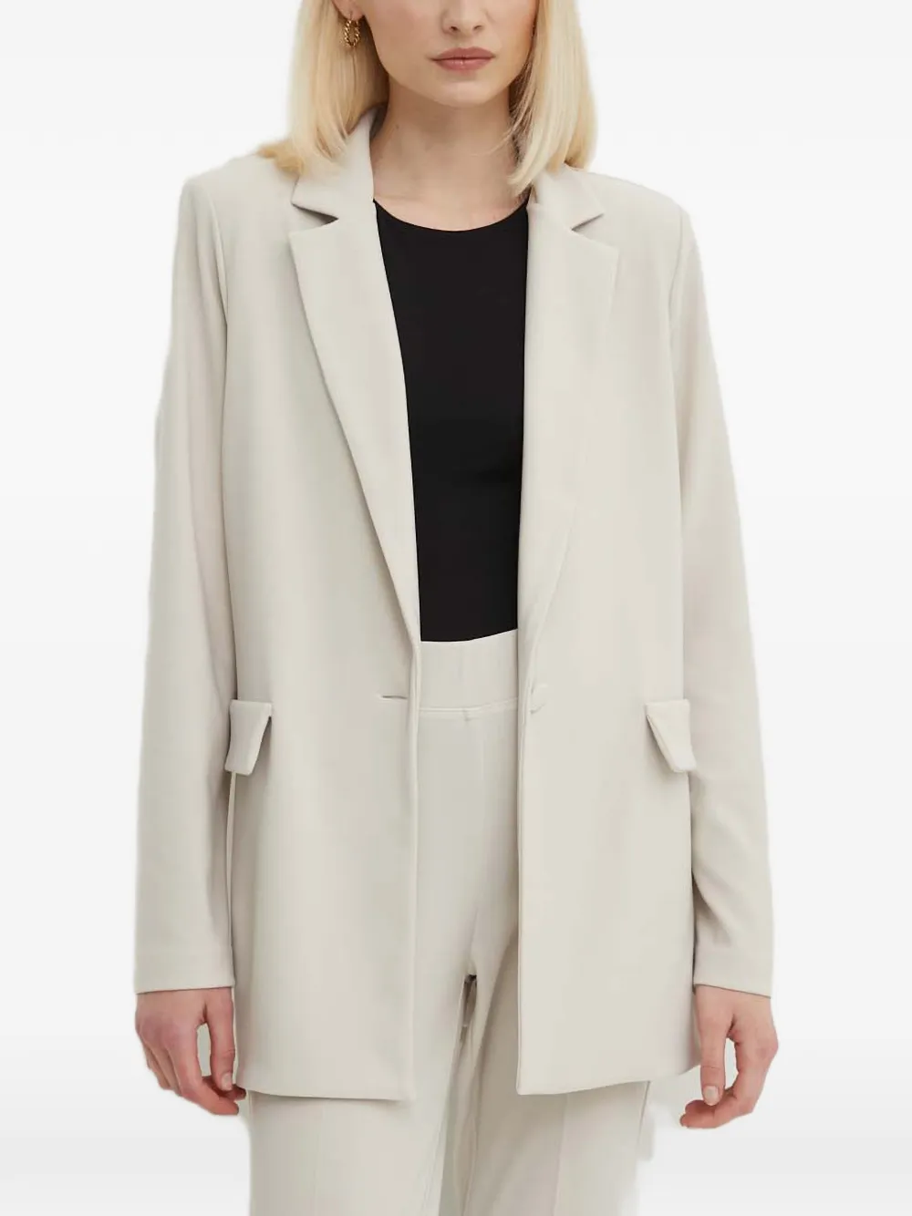 Joseph Ribkoff notched lapel blazer | Neutrals | Image 1