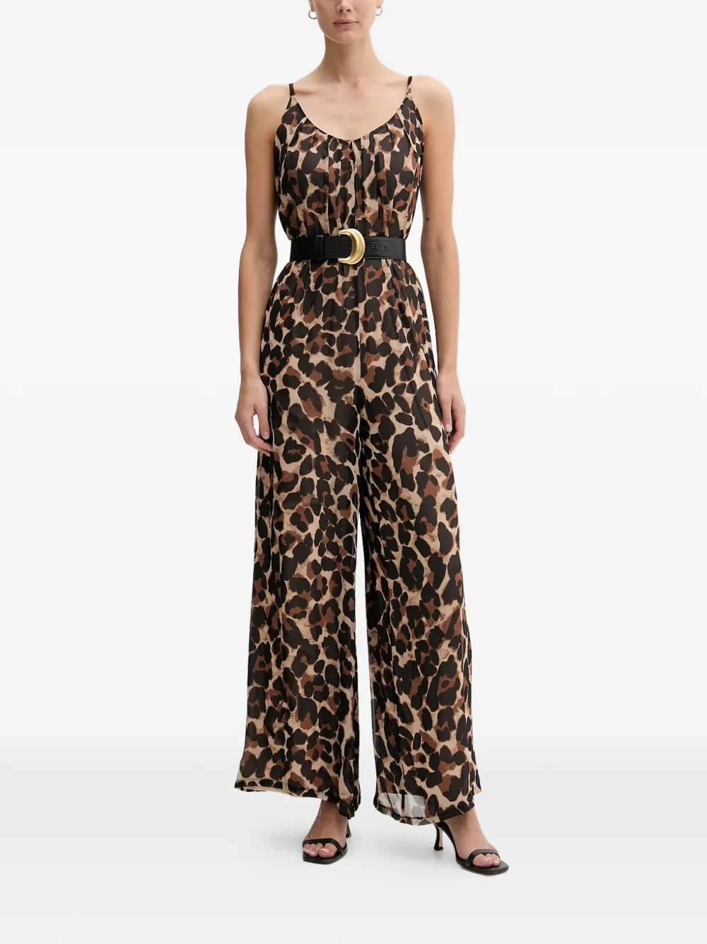 Joseph Ribkoff animal-print jumpsuit | Brown | Image 1