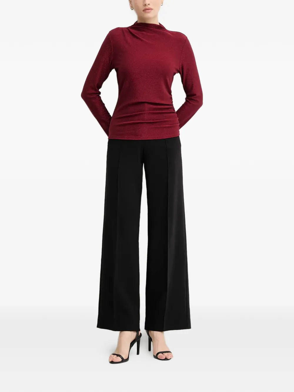 Joseph Ribkoff  gathered top | T-shirts & jerseys | Image 2