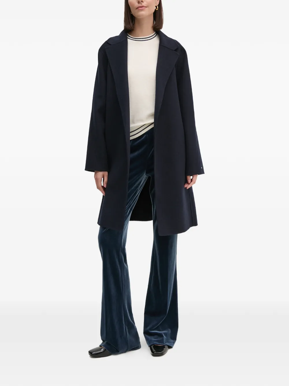 Joseph Ribkoff velvet trousers - Blauw