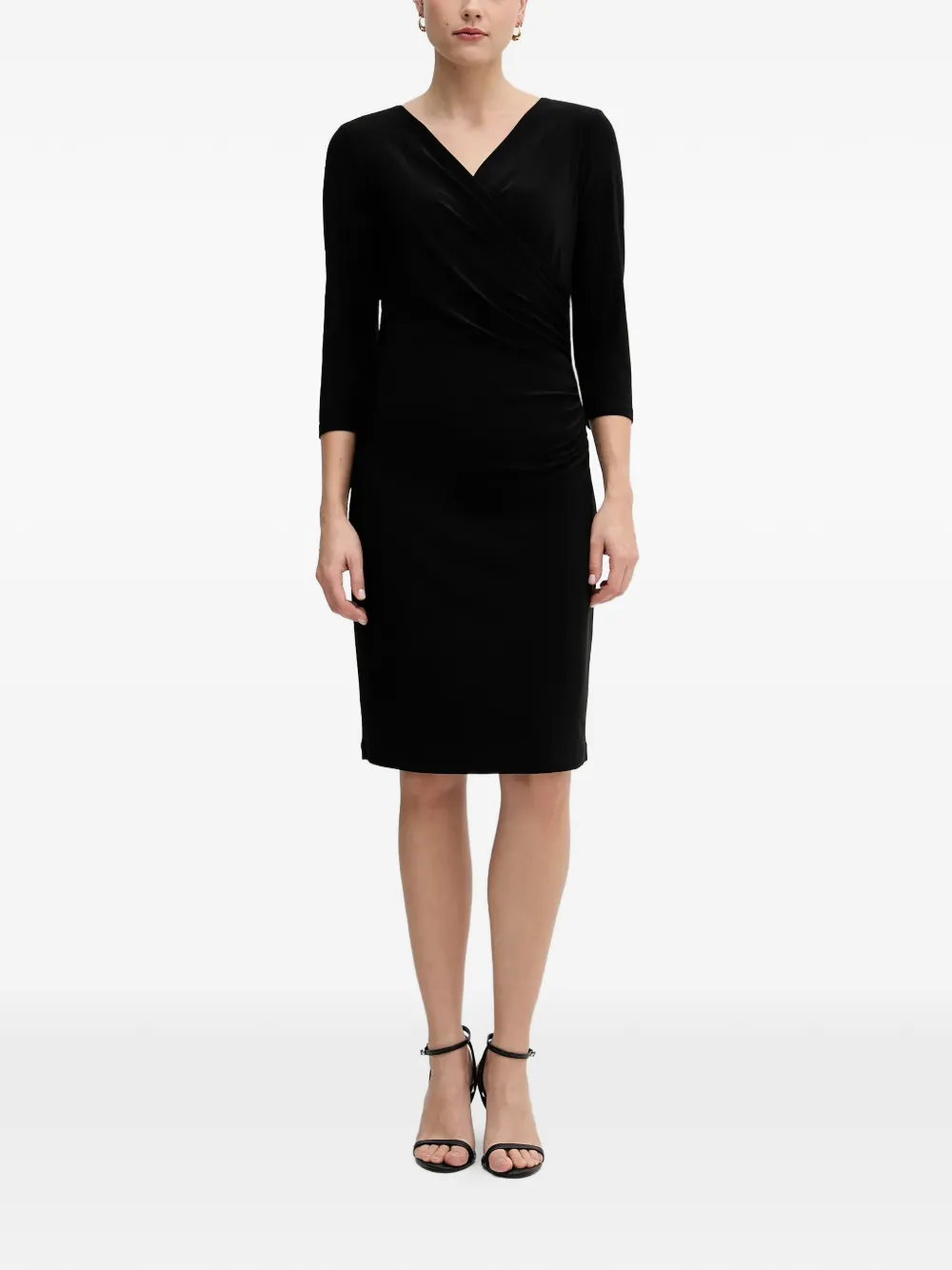 Joseph Ribkoff V-neck midi dress - Nero